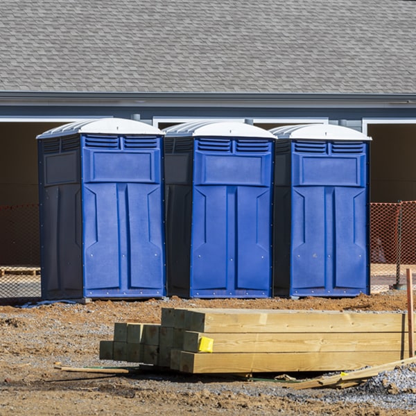 what is the maximum capacity for a single porta potty in San Felipe Pueblo